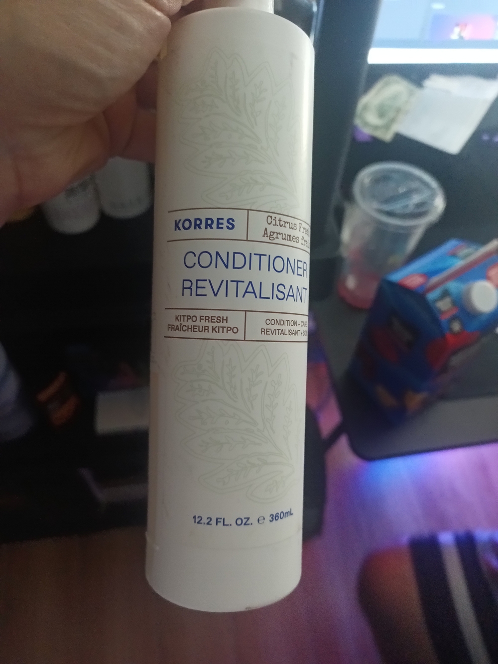 Conditioner labeled product